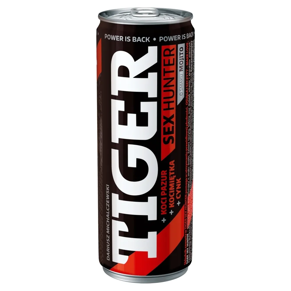 Tiger Sex Hunter Gazowany Napój Energetyzujący O Smaku Mojito 250 Ml Zakupy Online Z Dostawą 2504