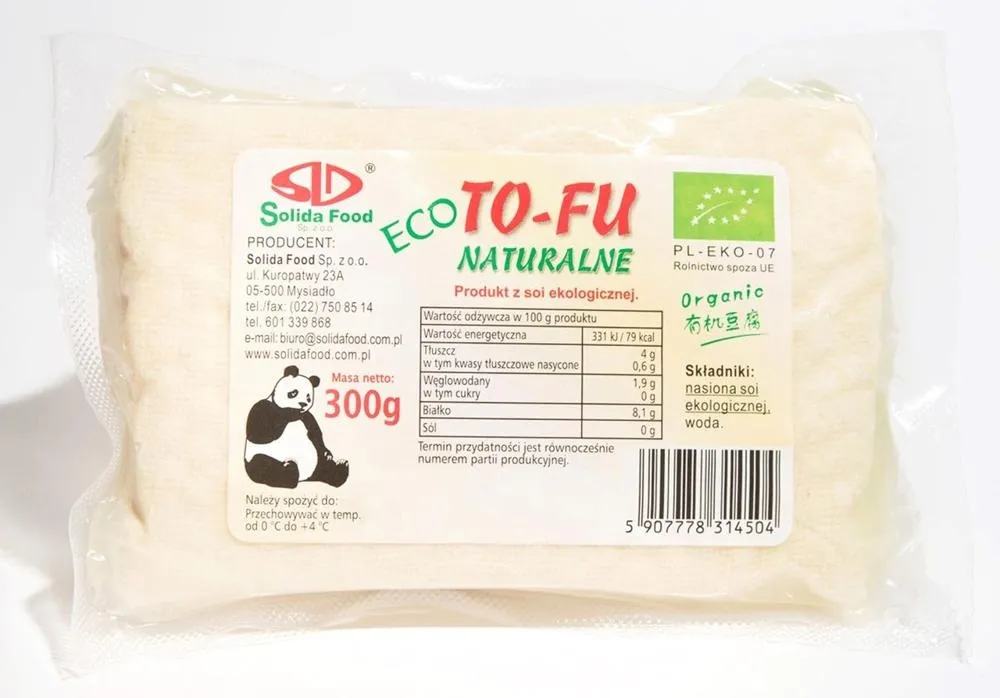 Tofu naturalne BIO 300 g Solida Food