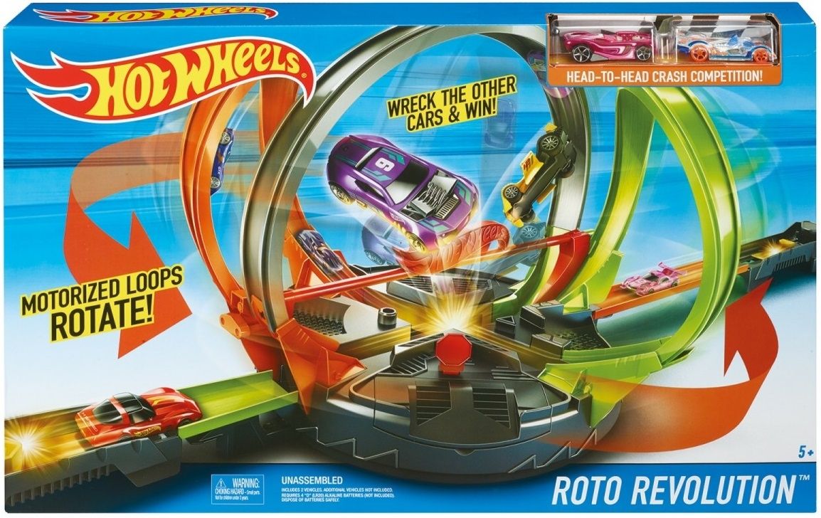 Tor samochodowy HOT WHEELS Roto rewolucja Zestaw FDF26