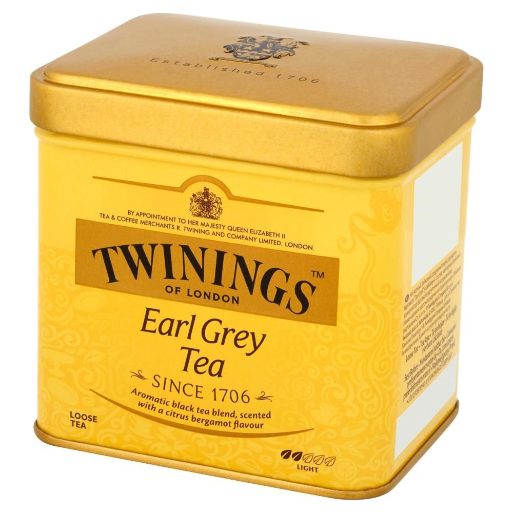 Twinings Earl Grey Czarna herbata liściasta z aromatem bergamoty 100 g