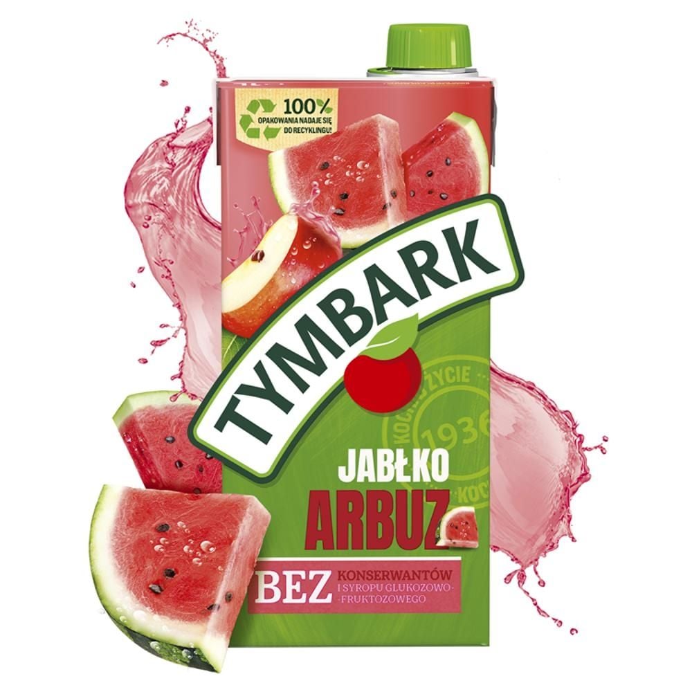 Tymbark Napój owocowy jabłko arbuz 1 l