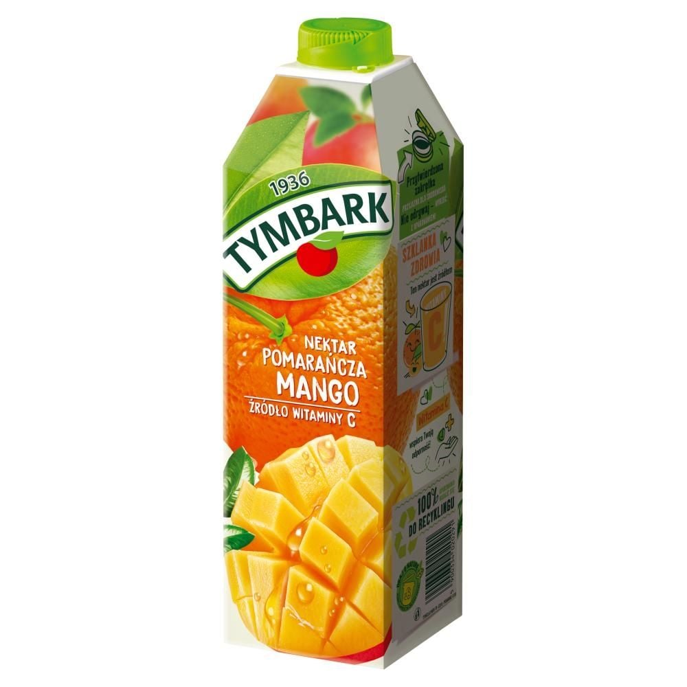 Tymbark Nektar pomarańcza mango 1 l