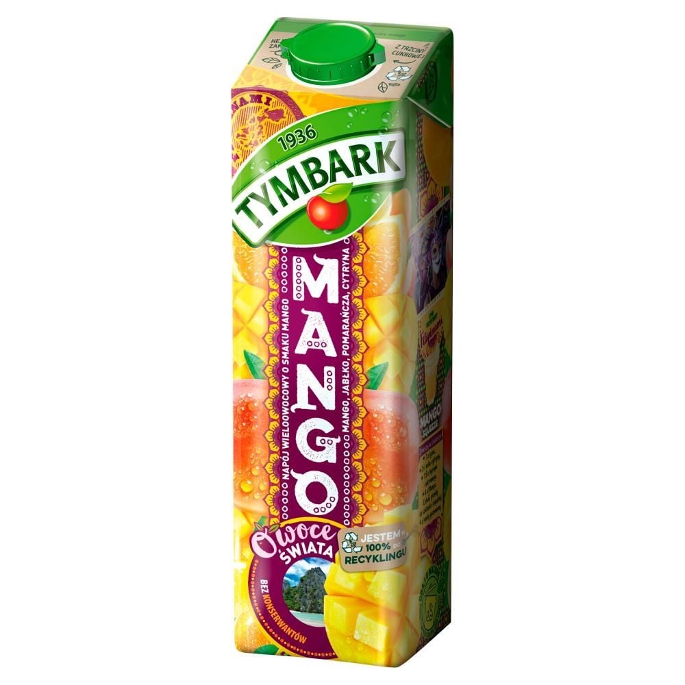 Tymbark Owoce Świata Napój wieloowocowy mango 1 l