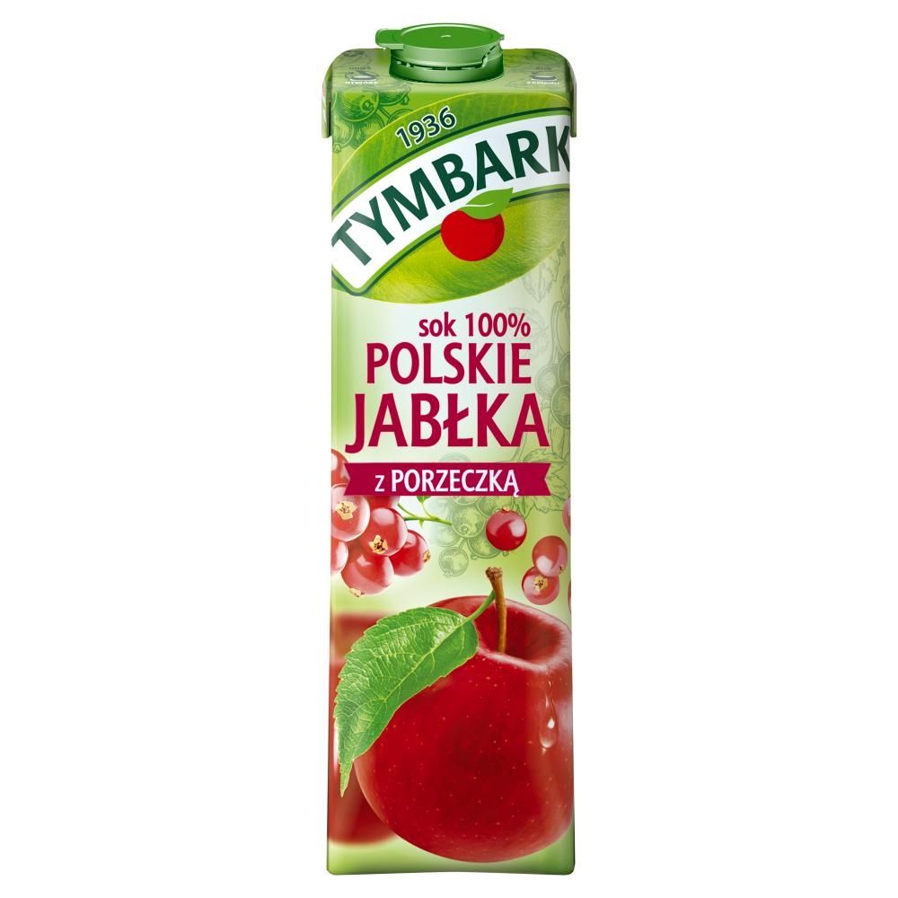 Tymbark Sok 100 % polskie jabłka z porzeczką 1 l