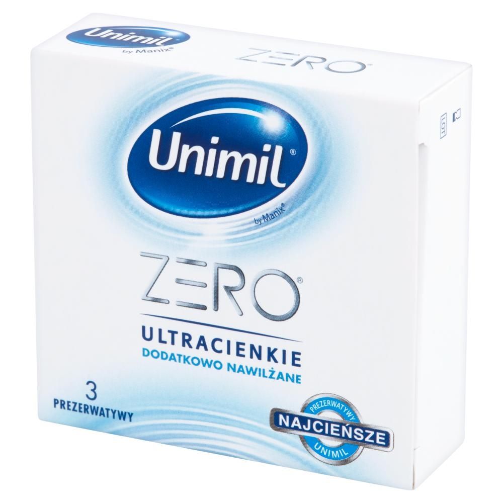 Unimil Zero Prezerwatywy 3 sztuki