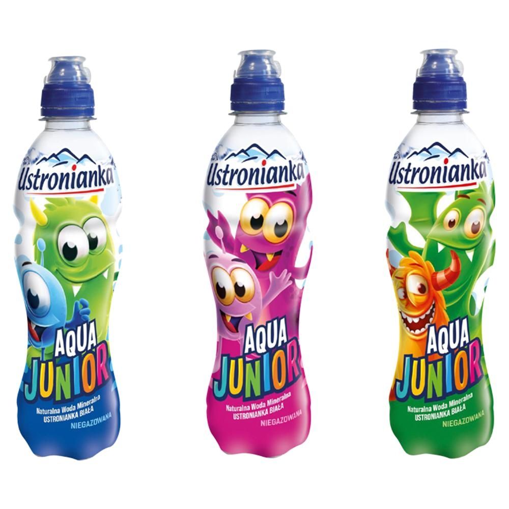 Ustronianka Biała Aqua Junior Naturalna woda mineralna niegazowana 330 ml