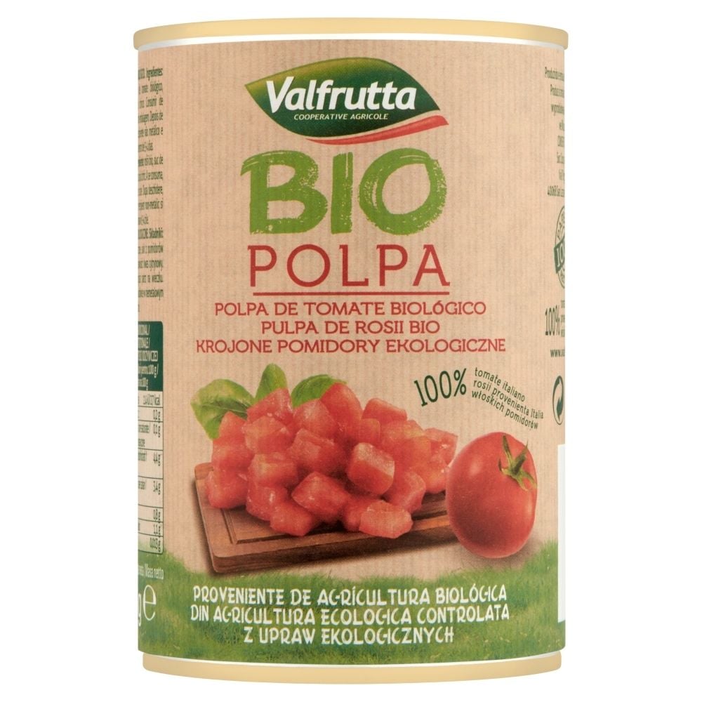 Valfrutta Krojone pomidory ekologiczne 400 g