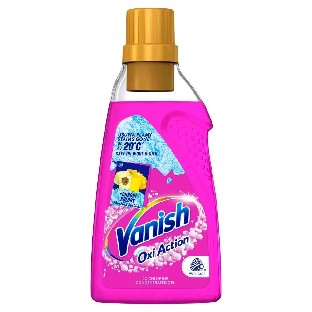 Vanish Oxi Action Żel odplamiacz do tkanin 750 ml