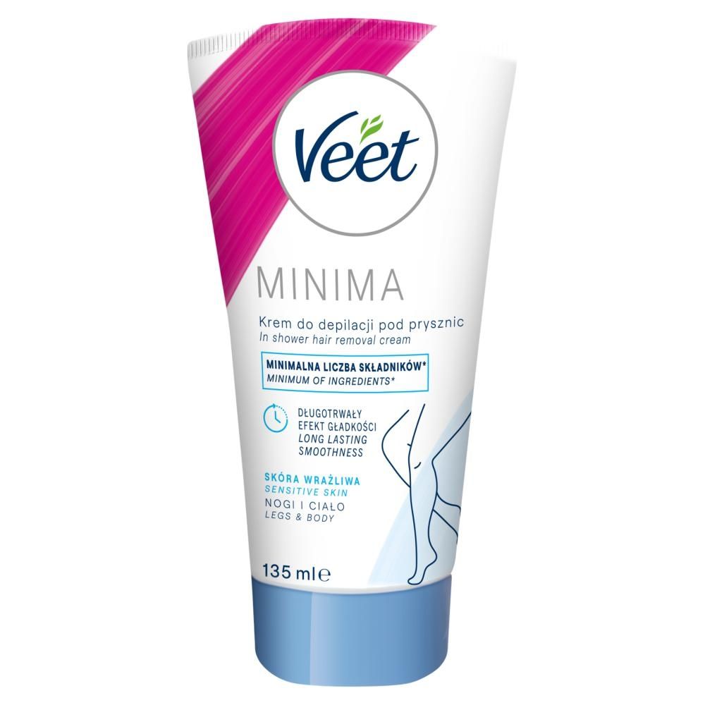 Veet Minima Krem do depilacji pod prysznic skóra wrażliwa 135 ml