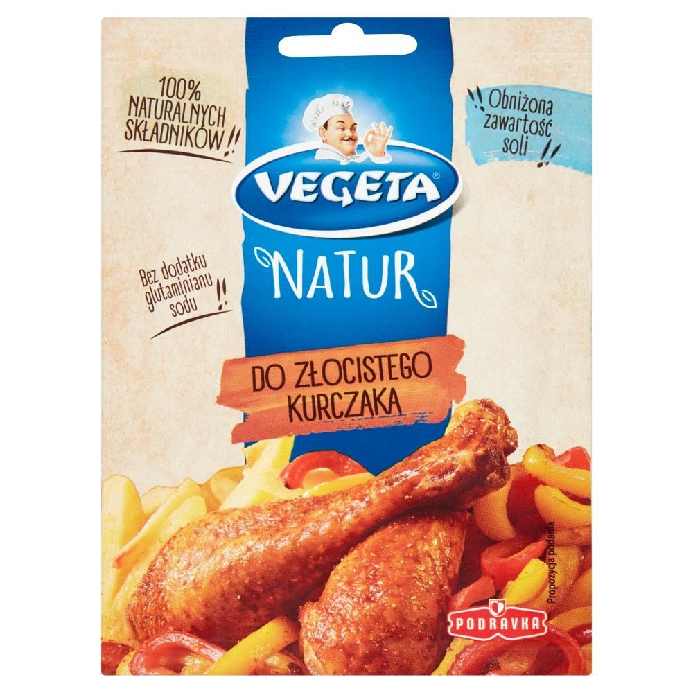 Vegeta Natur Mieszanka przyprawowa do złocistego kurczaka 20 g