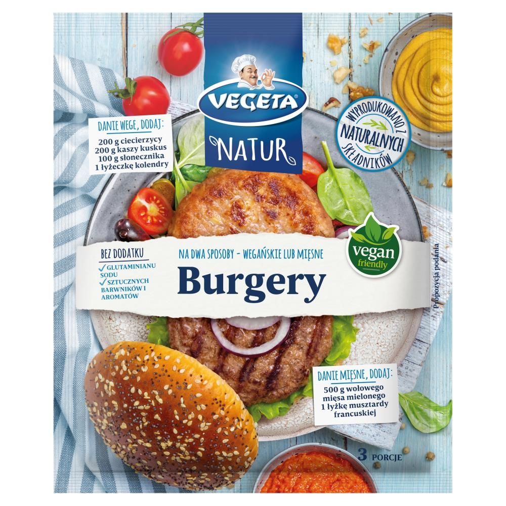 Vegeta Natur Mieszanka warzyw ziół i przypraw do dań burgery 45 g