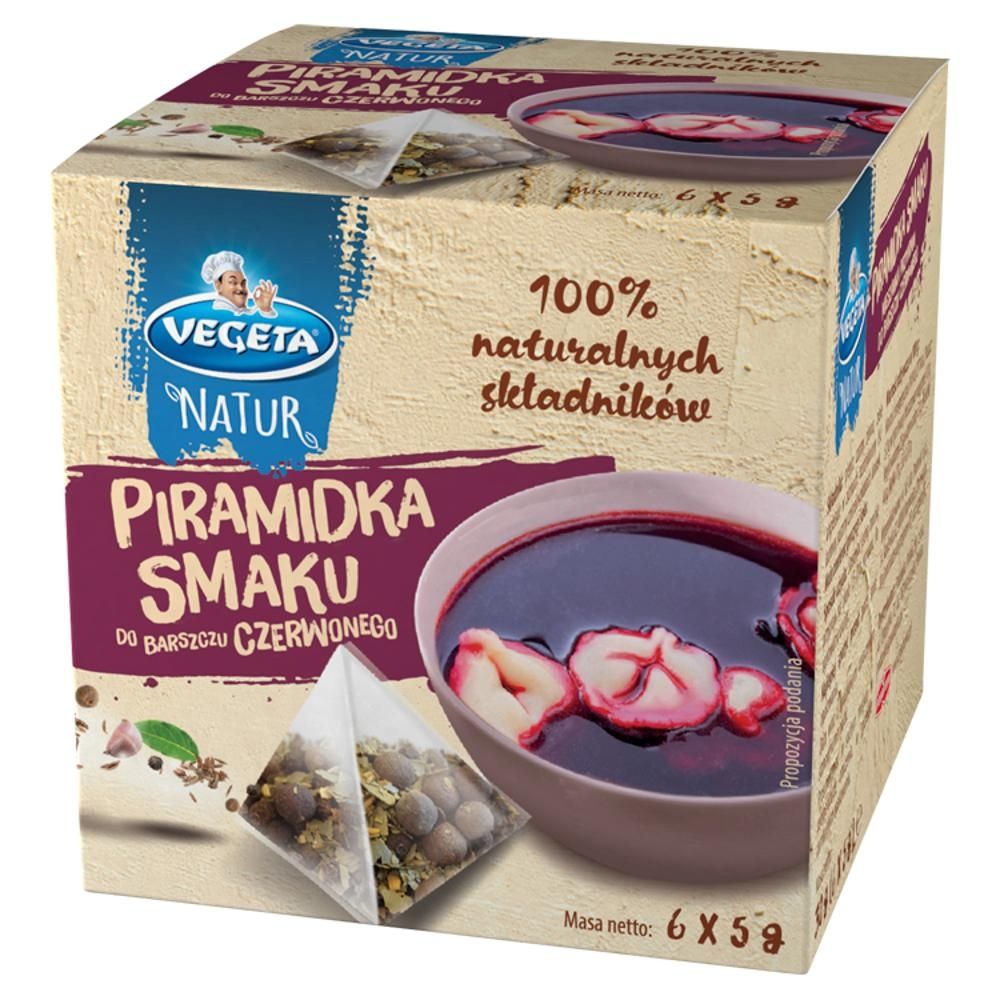 Vegeta Natur Piramidka smaku do barszczu czerwonego 30 g (6 x 5 g)