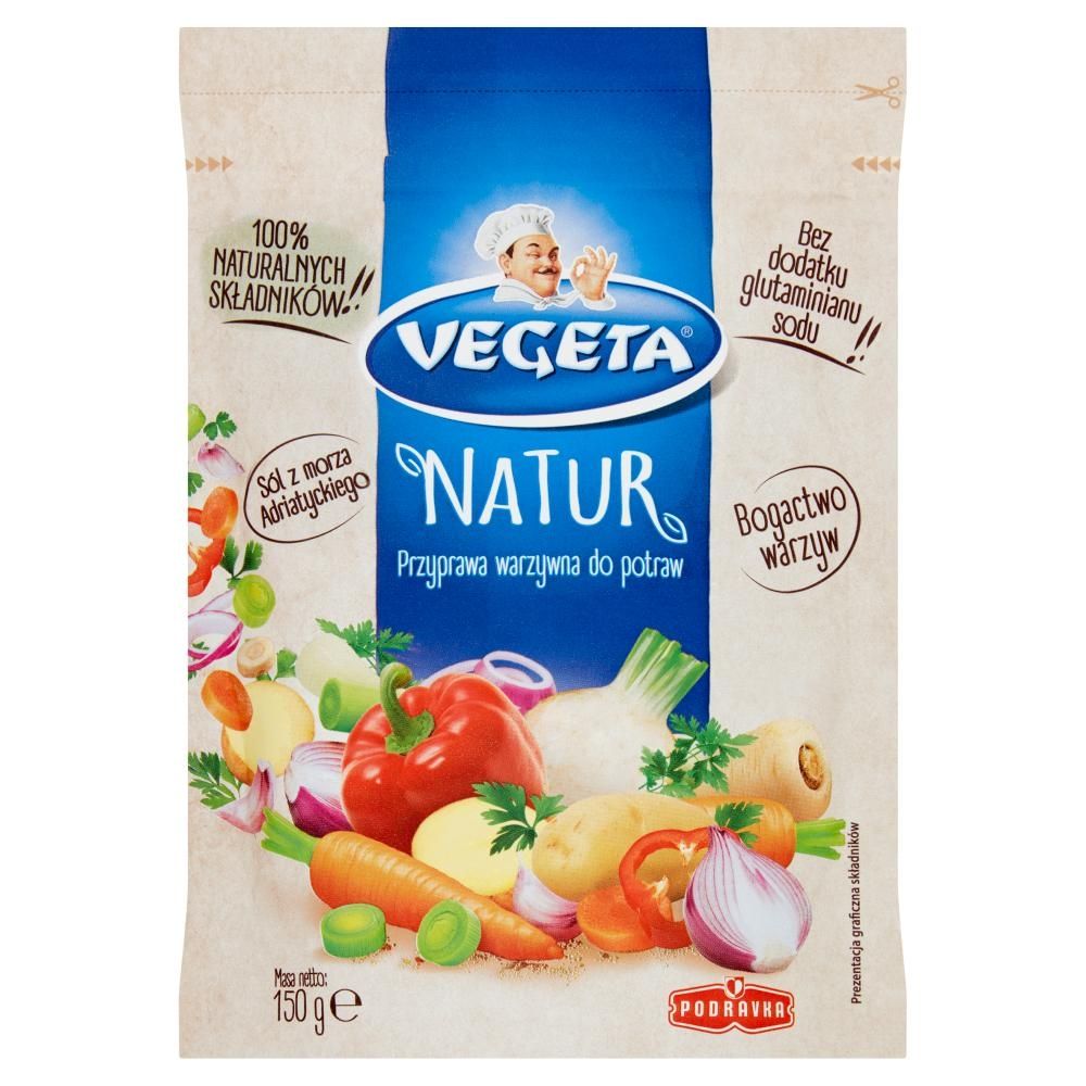 Vegeta Natur Przyprawa warzywna do potraw 150 g