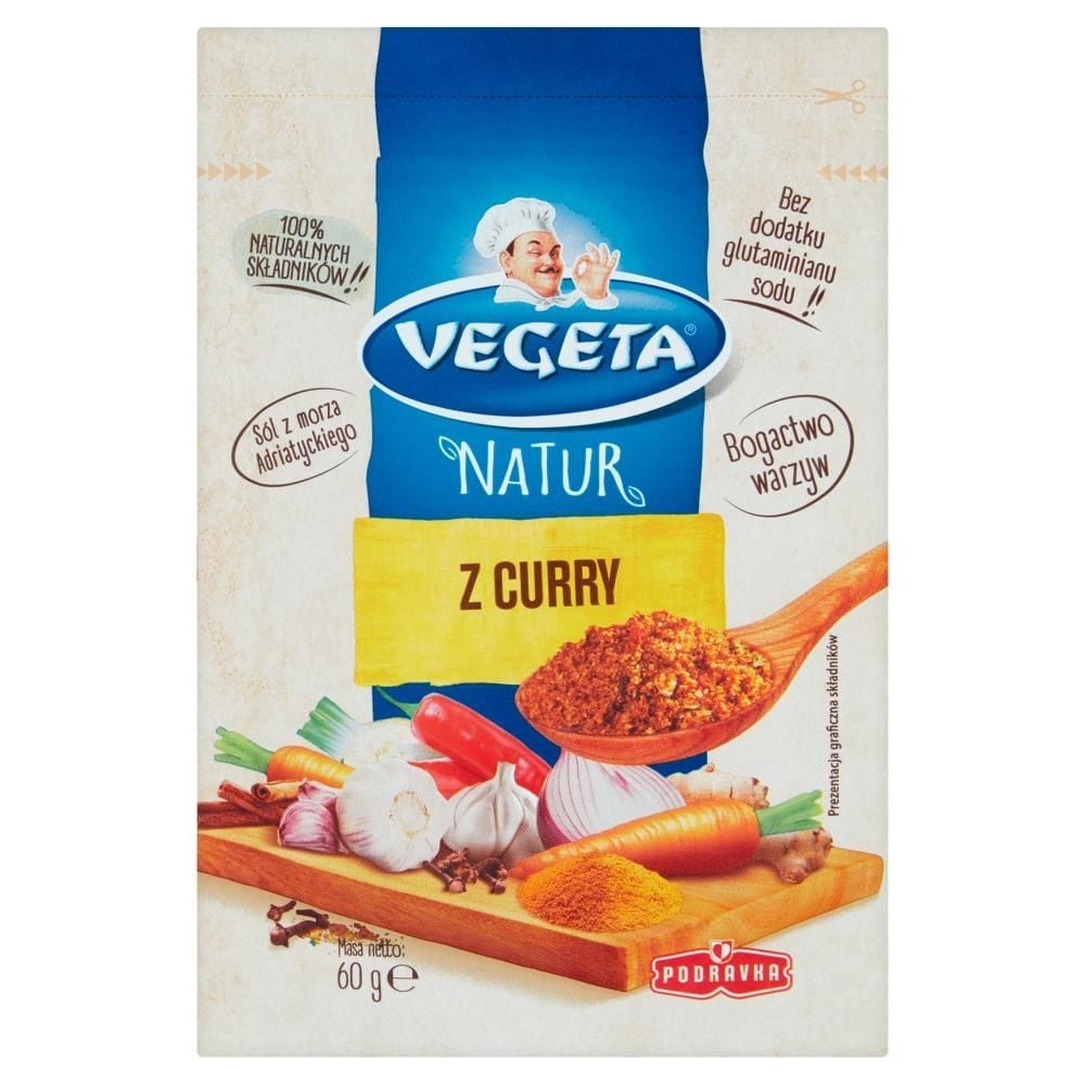 Vegeta Natur Przyprawa z curry 60 g