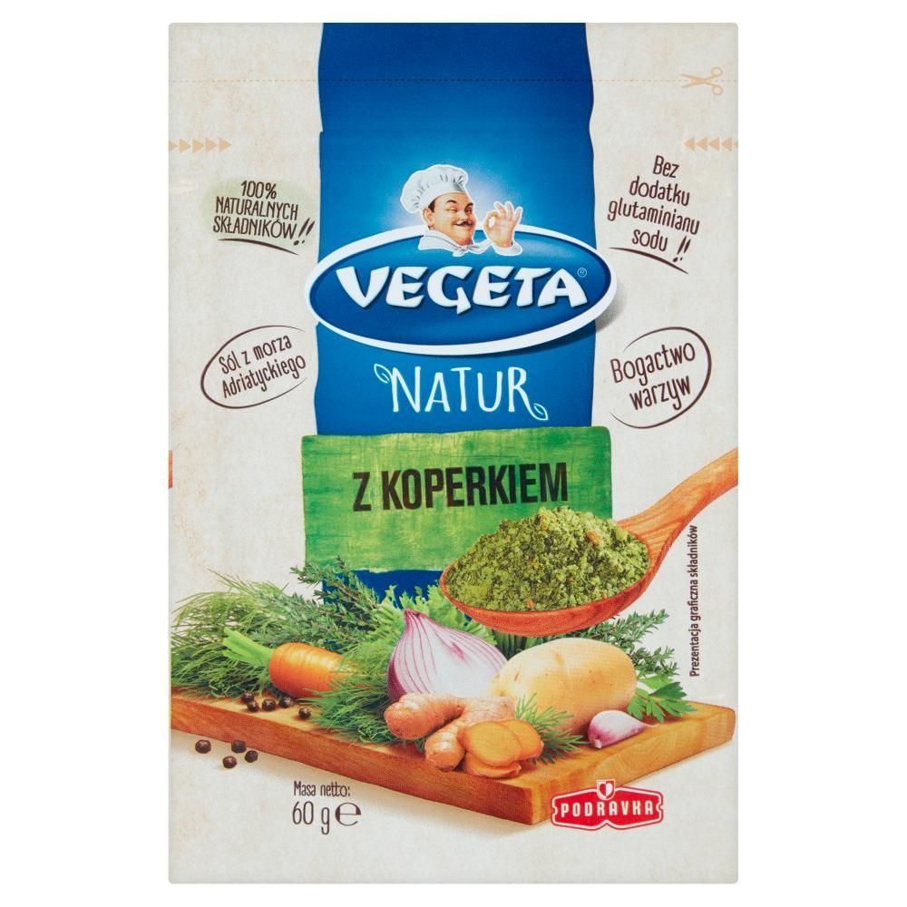 Vegeta Natur Przyprawa z koperkiem 60 g