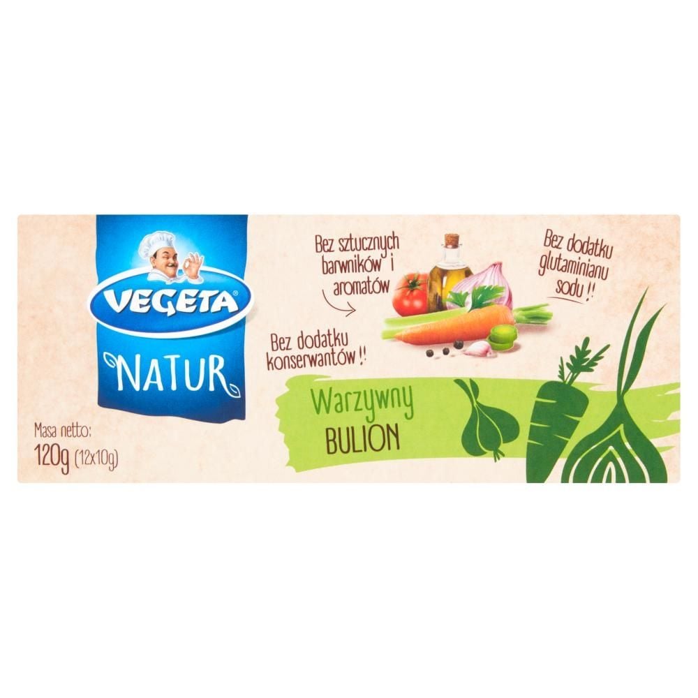 Vegeta Natur Rosół warzywny 120 g (12 x 10 g)