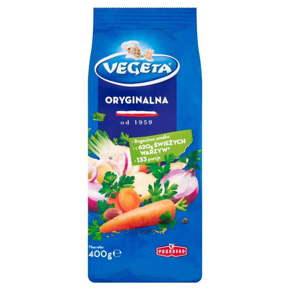 Vegeta Przyprawa warzywna do potraw 400 g Zakupy online z dostawą do domu Carrefour pl