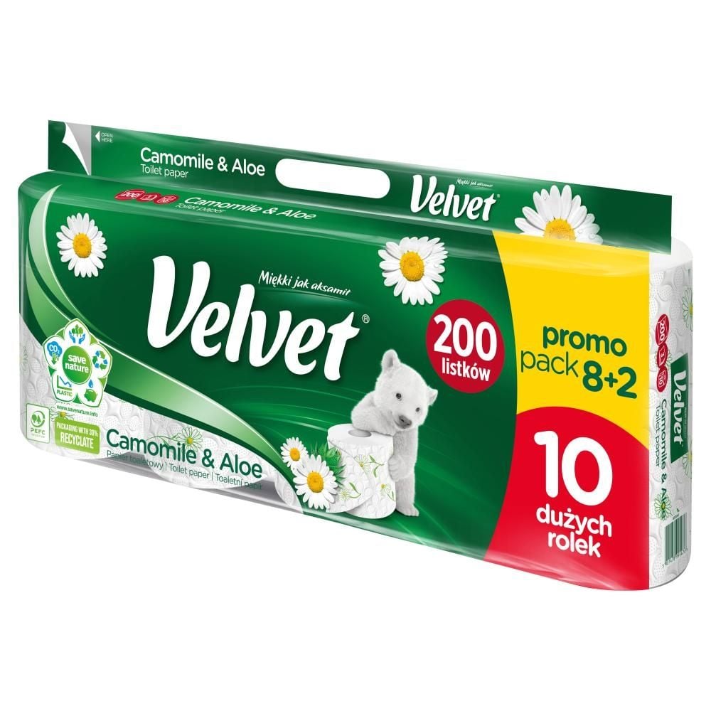 Velvet Camomile & Aloe Papier toaletowy 10 rolek