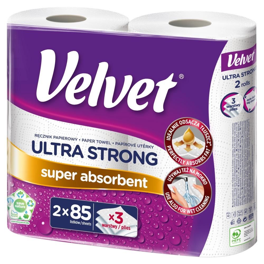 Velvet Ultra Strong Ręcznik papierowy 2 rolki