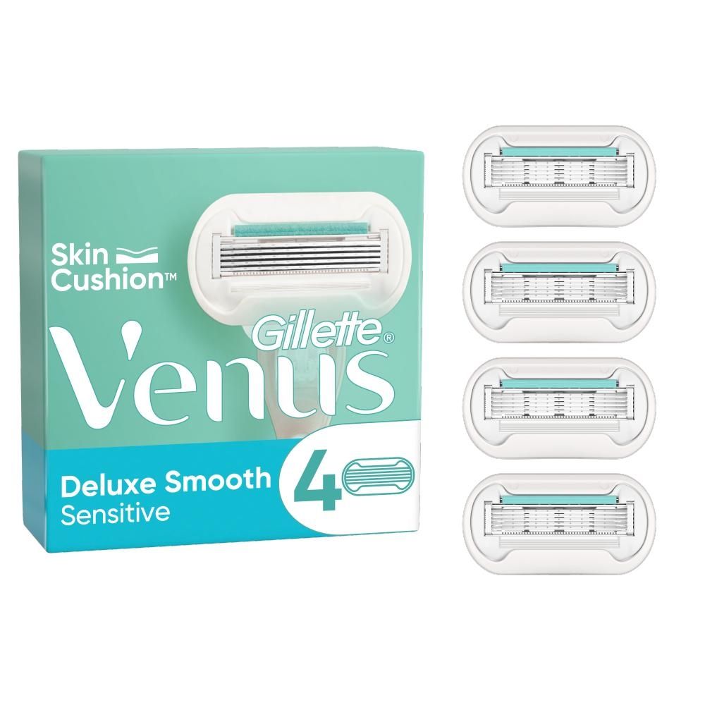 Venus Deluxe Smooth Sensitive Wkłady do maszynki x4