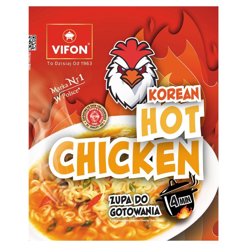 Vifon Korean Hot Chicken Zupa do gotowania 105 g