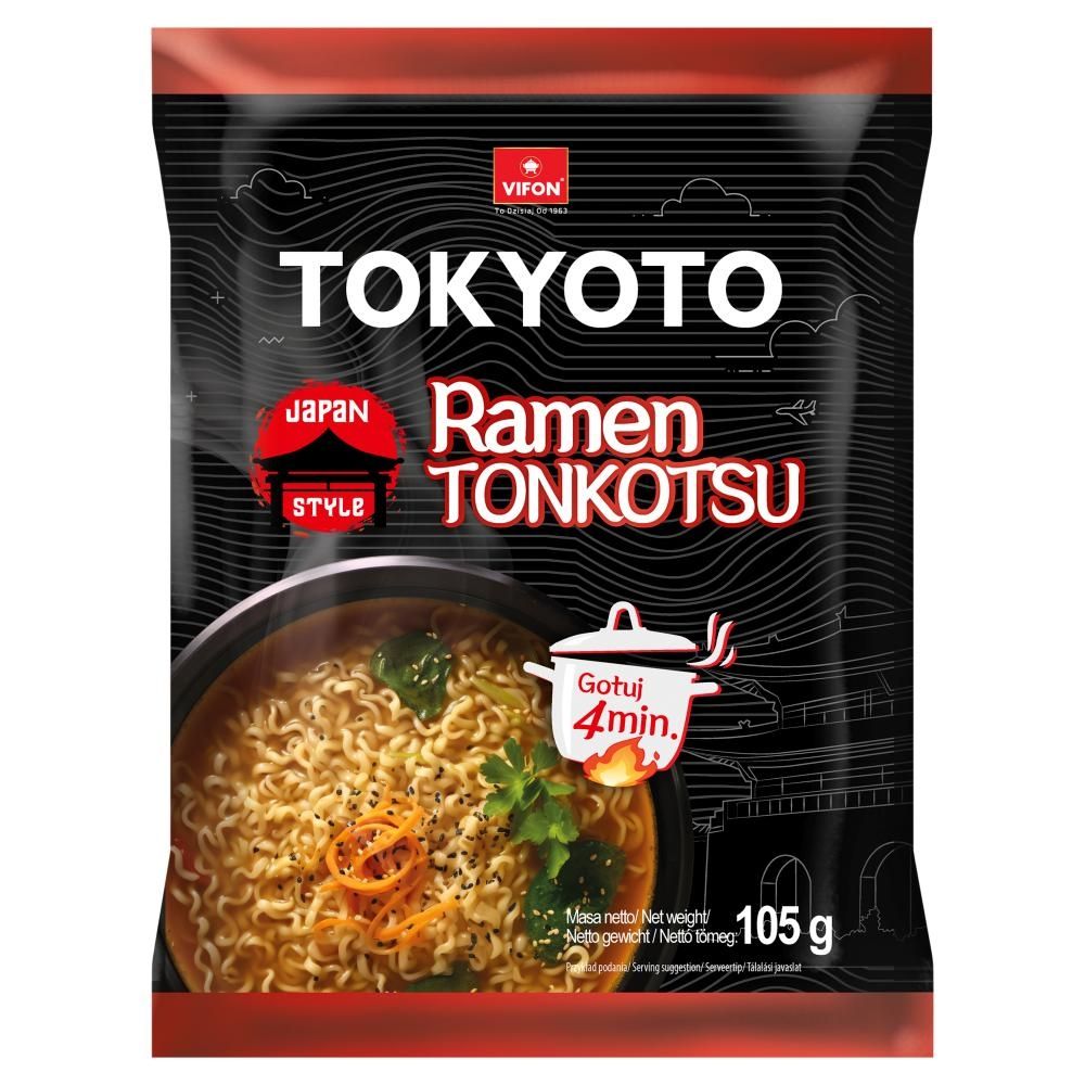 Vifon Tokyoto Ramen Tonkotsu Zupa z nudlami 105 g