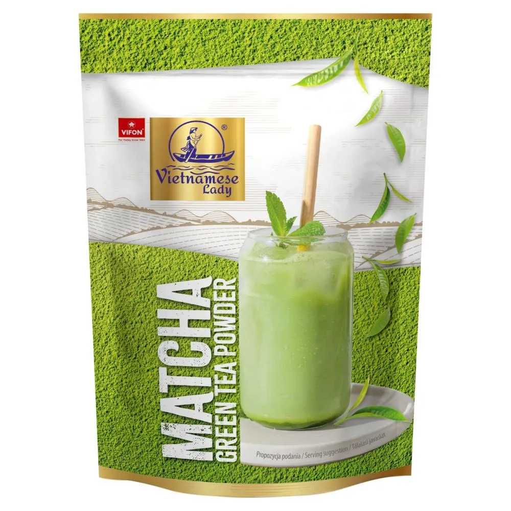 Vifon Vietnamese Lady Sproszkowana zielona herbata matcha 50 g