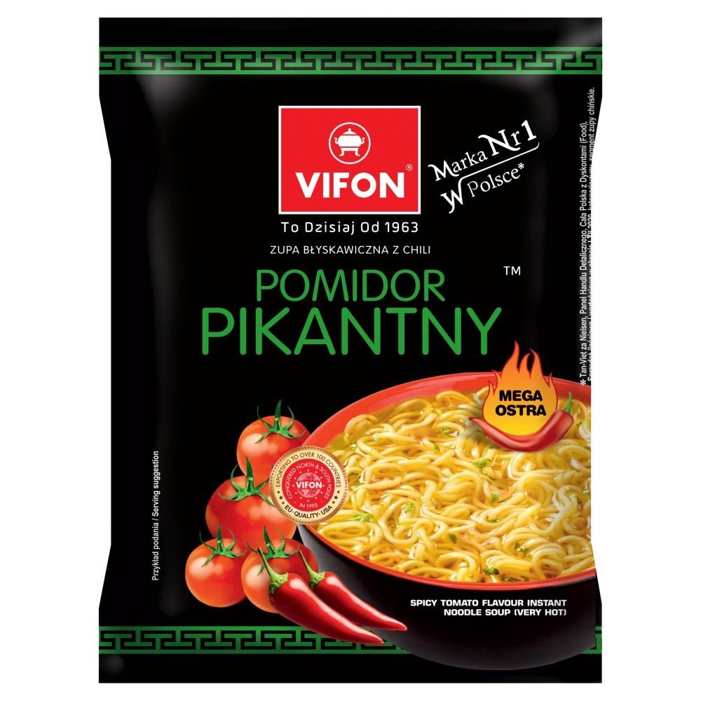 Vifon Zupa błyskawiczna z chili pomidor pikantny 70 g