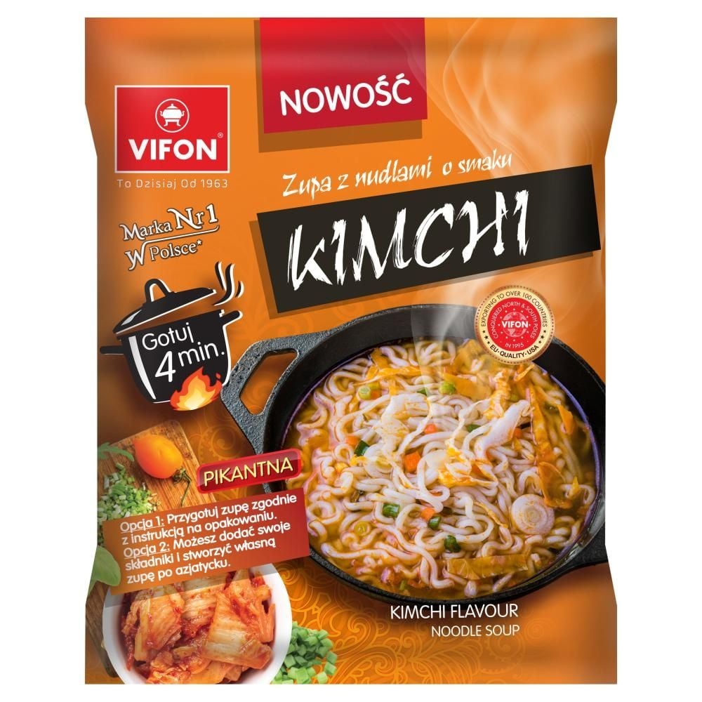 Vifon Zupa z nudlami o smaku kimchi 105 g