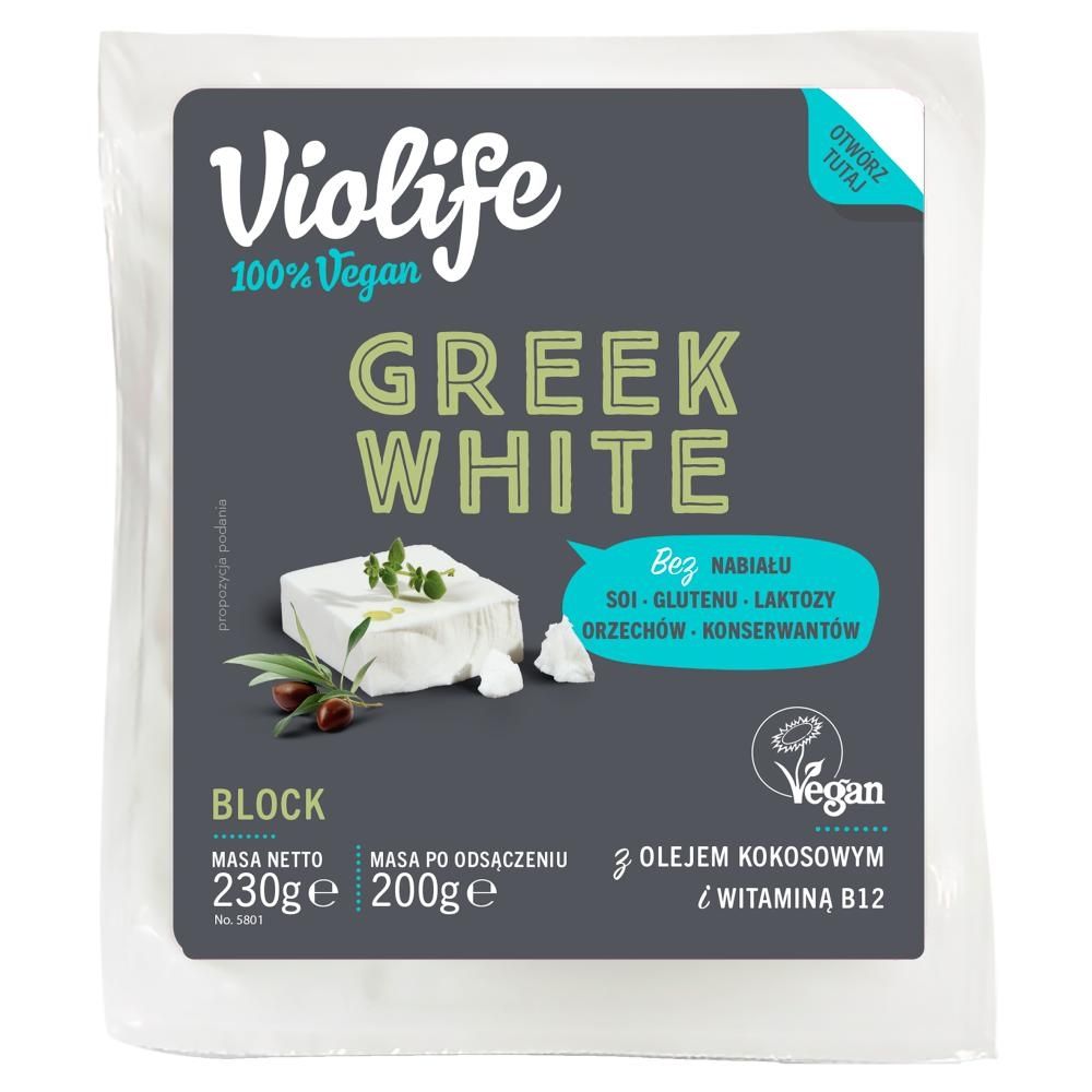 Violife Greek White Produkt na bazie oleju kokosowego blok 230 g