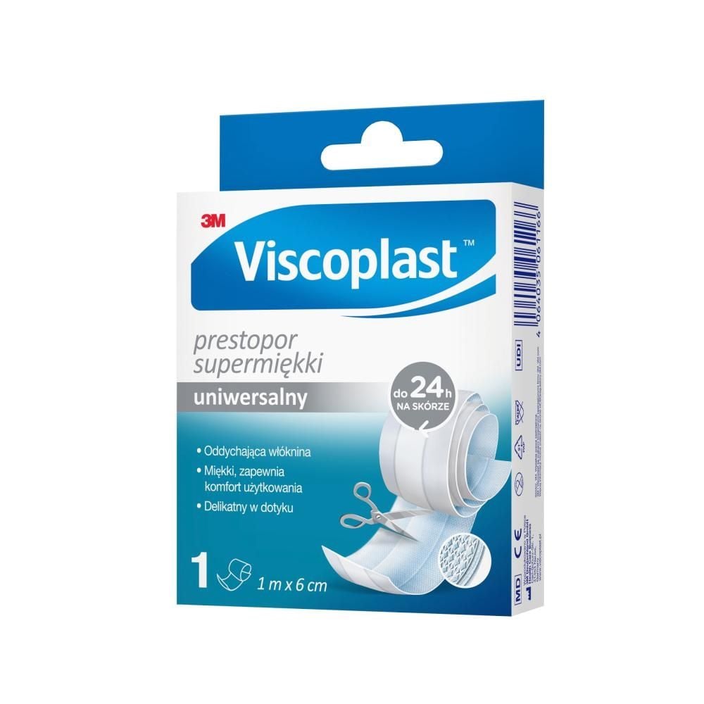 Viscoplast Prestopor Supermiękki plaster do cięcia 1 m x 6 cm