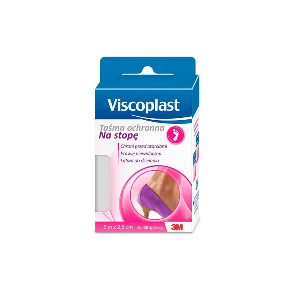 Viscoplast Taśma ochronna na stopę 5 m x 2,5 cm