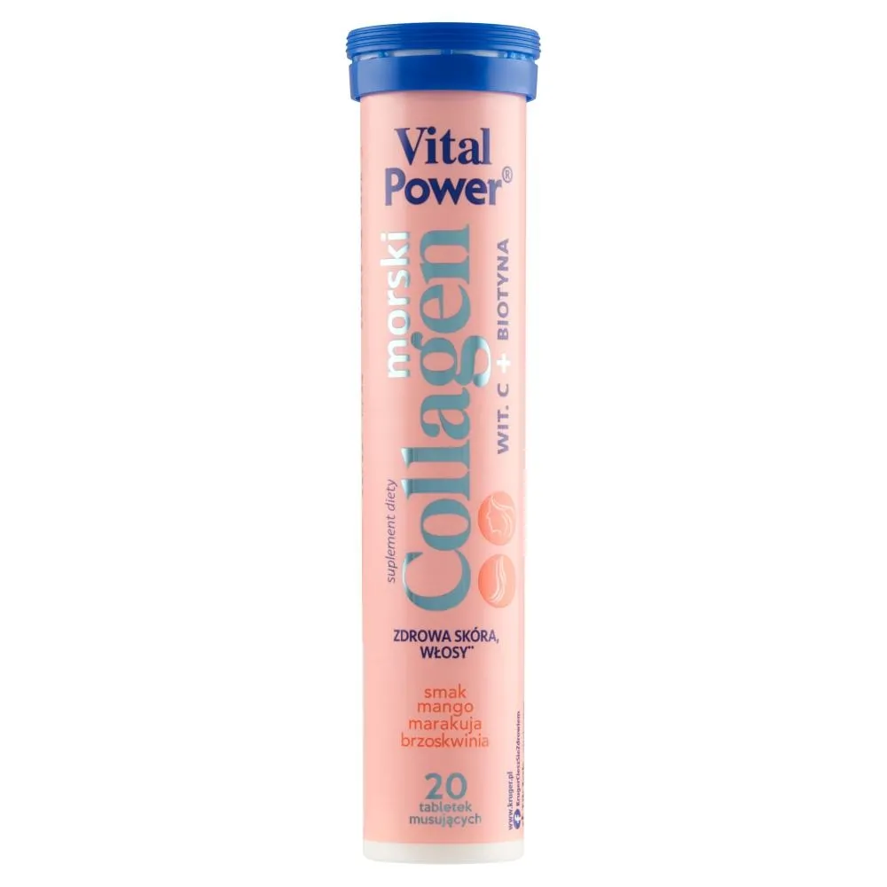 Vital Power Suplement diety morski collagen wit. C + biotyna 84 g (20 sztuk)