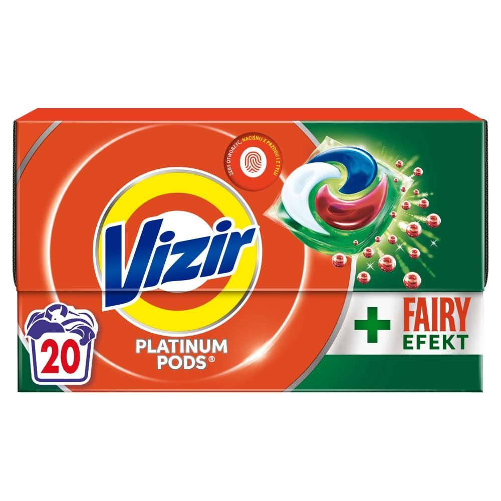 Vizir Platinum PODS  + Fairy Effect Kapsułki do prania, 20 prań[NT{envariant2}] 20 Washes