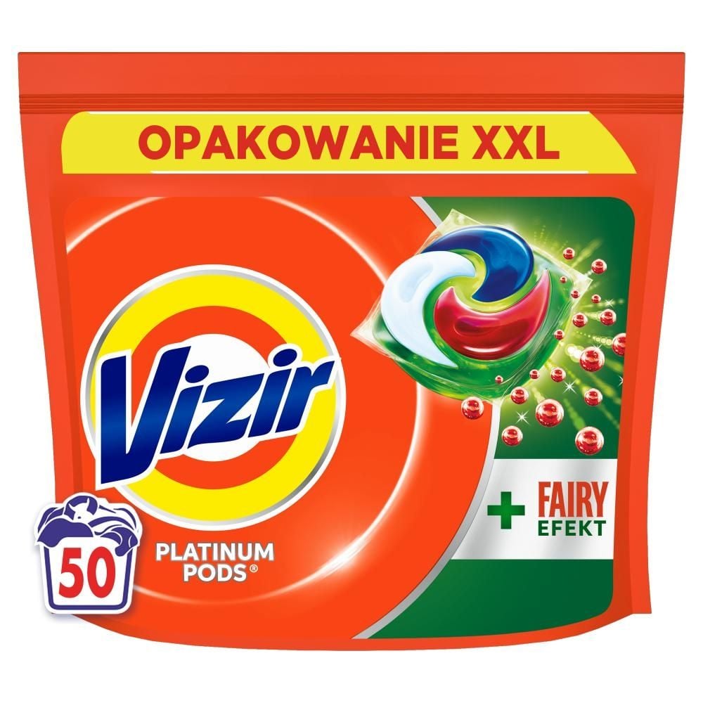 Vizir Platinum PODS  + Fairy Effect Kapsułki do prania, 50 prań[NT{envariant2}] 50 Washes