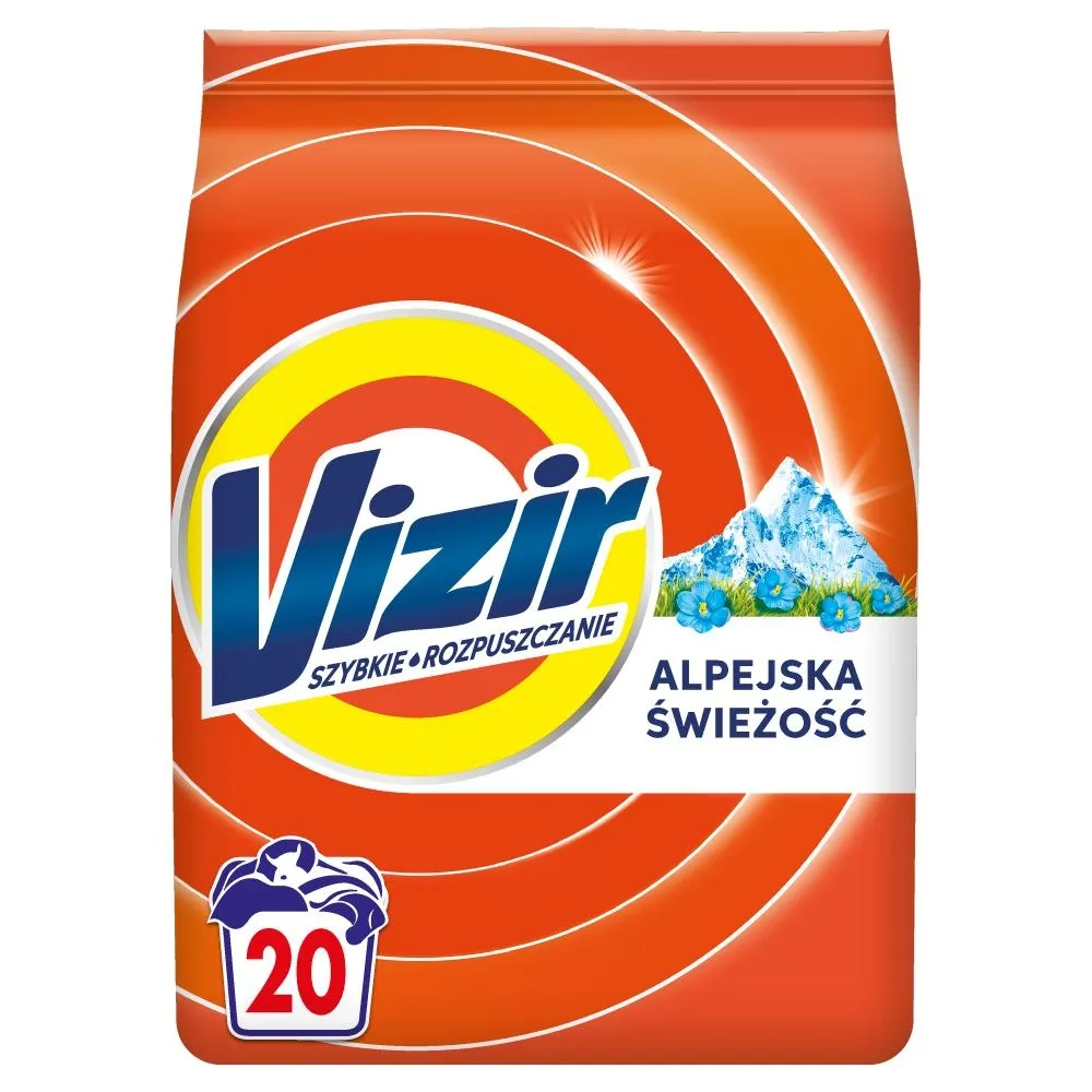 Vizir Proszek do prania Alpine Fresh, 20 prań