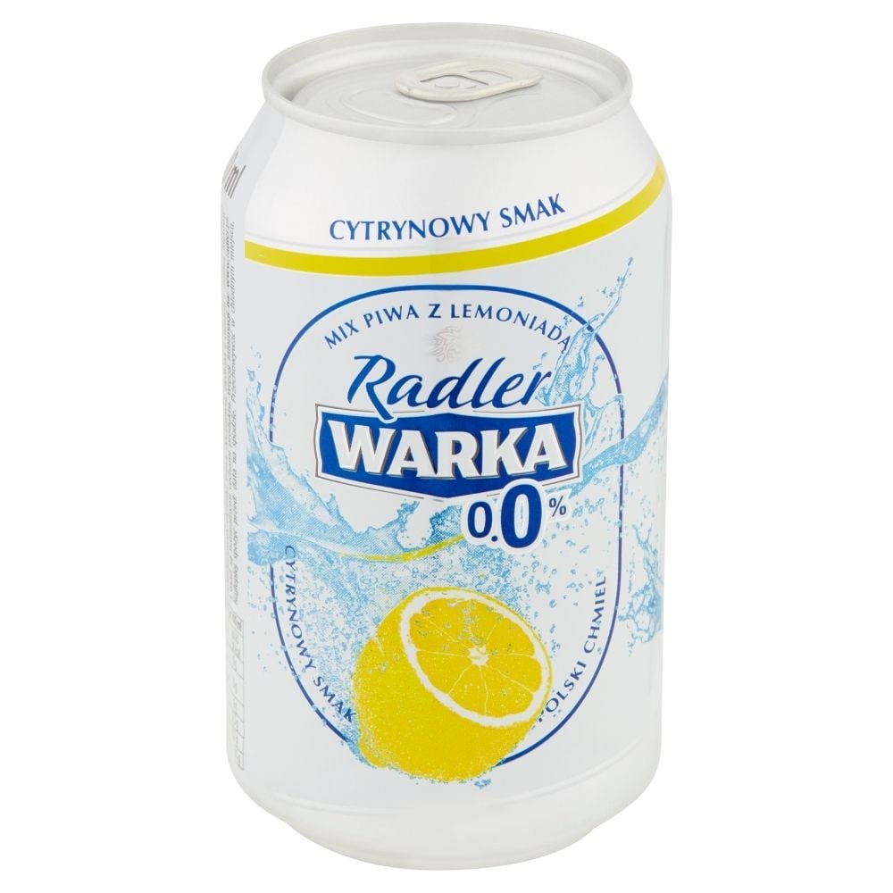 Warka Radler Piwo bezalkoholowe z lemoniadą o smaku cytrusowym 330 ml