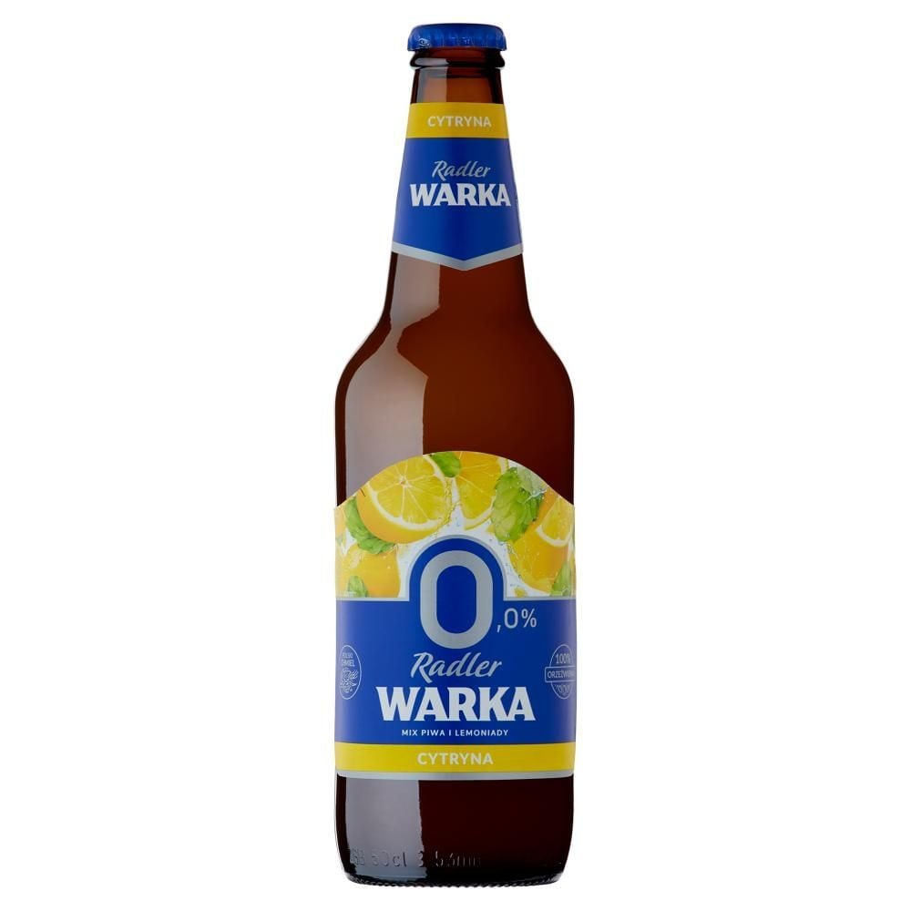 Warka Radler Piwo bezalkoholowe z lemoniadą o smaku cytrusowym 500 ml