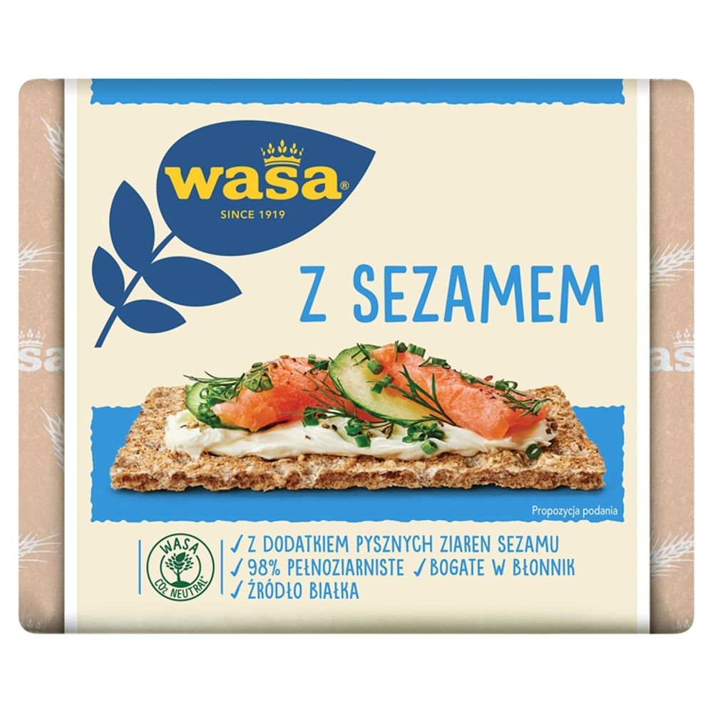 Wasa Pieczywo chrupkie z sezamem 220 g