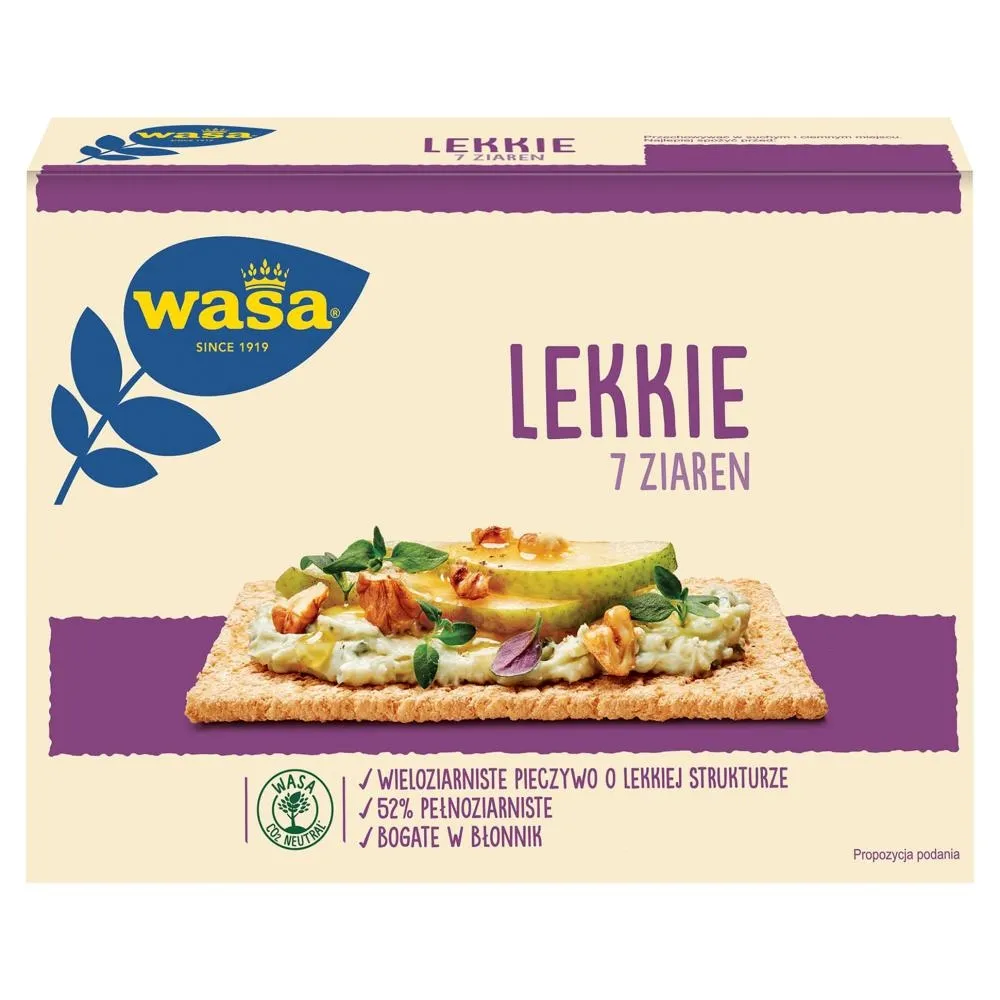 Wasa Pieczywo lekkie 7 ziaren 110 g