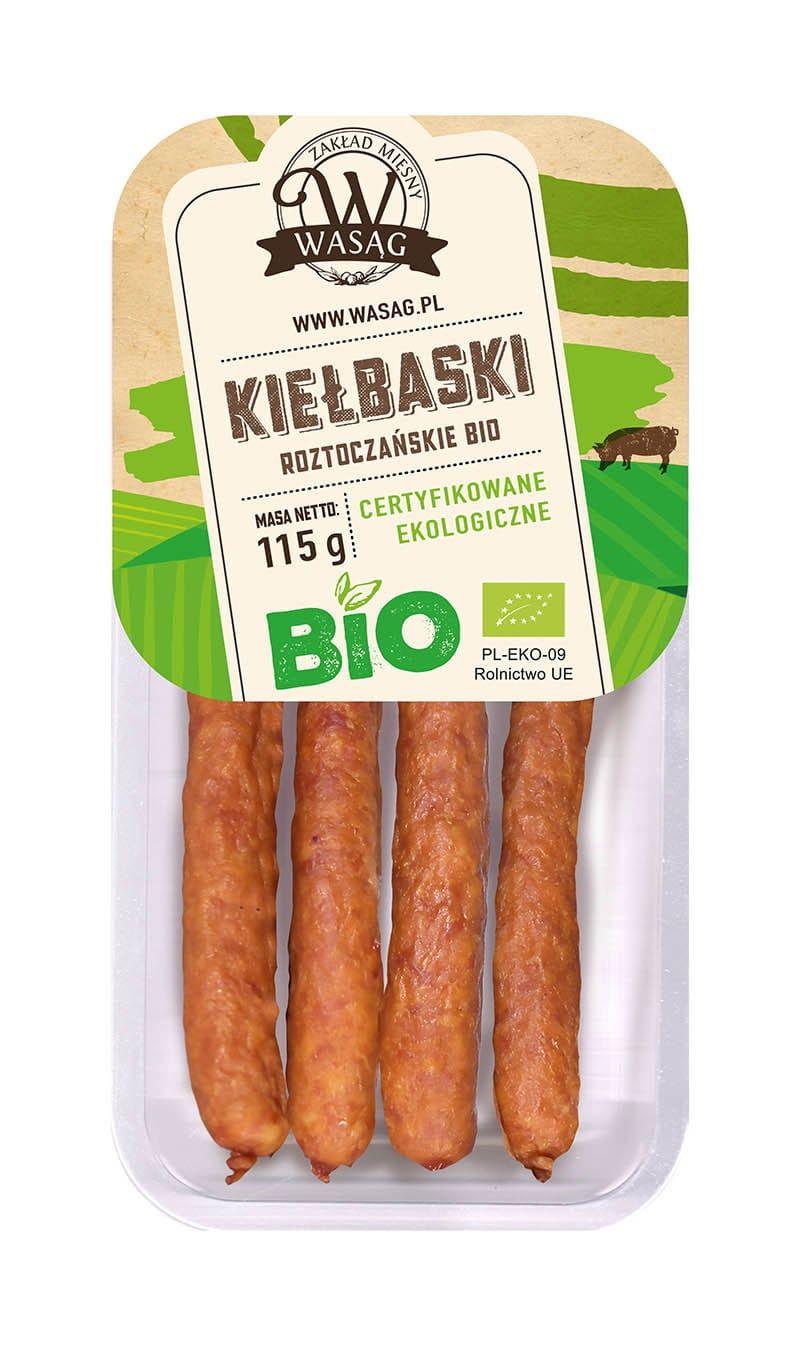 Wasąg kiełbaski roztoczańskie BIO 115 G