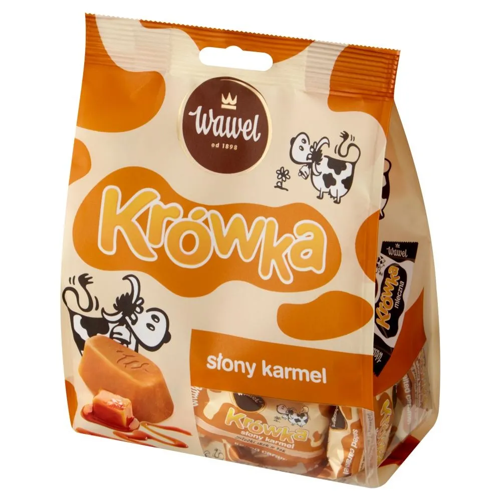 Wawel Krówka Pomadki mleczne słony karmel 250 g