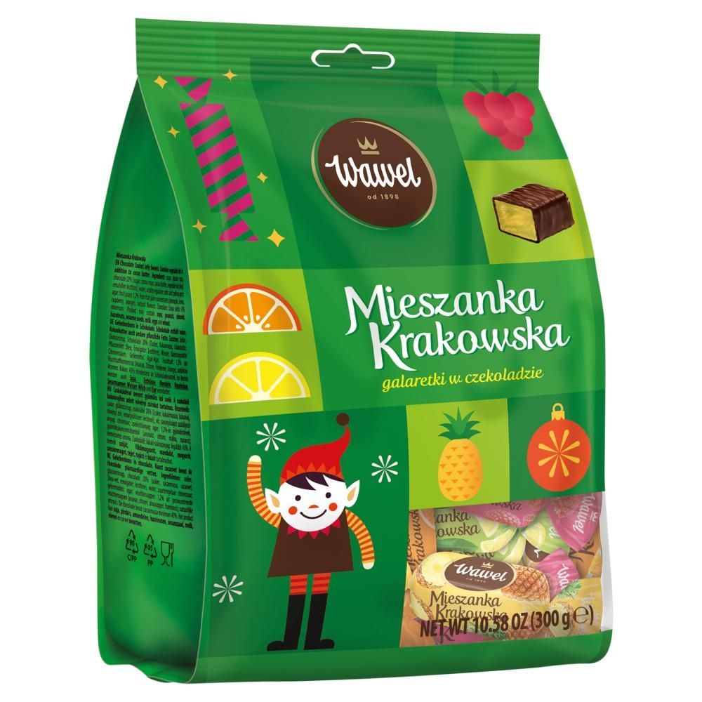 Wawel Mieszanka Krakowska Galaretki w czekoladzie 300 g