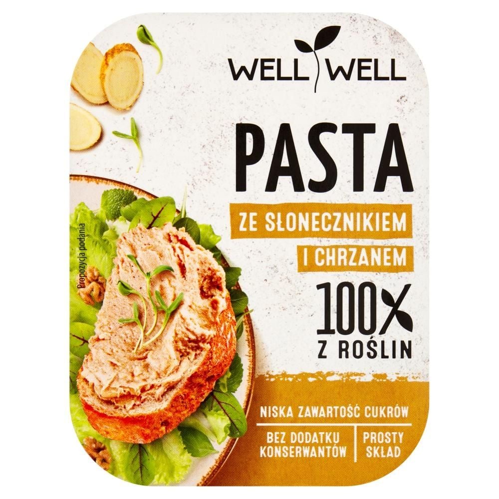 Well Well Pasta ze słonecznikiem i chrzanem 125 g