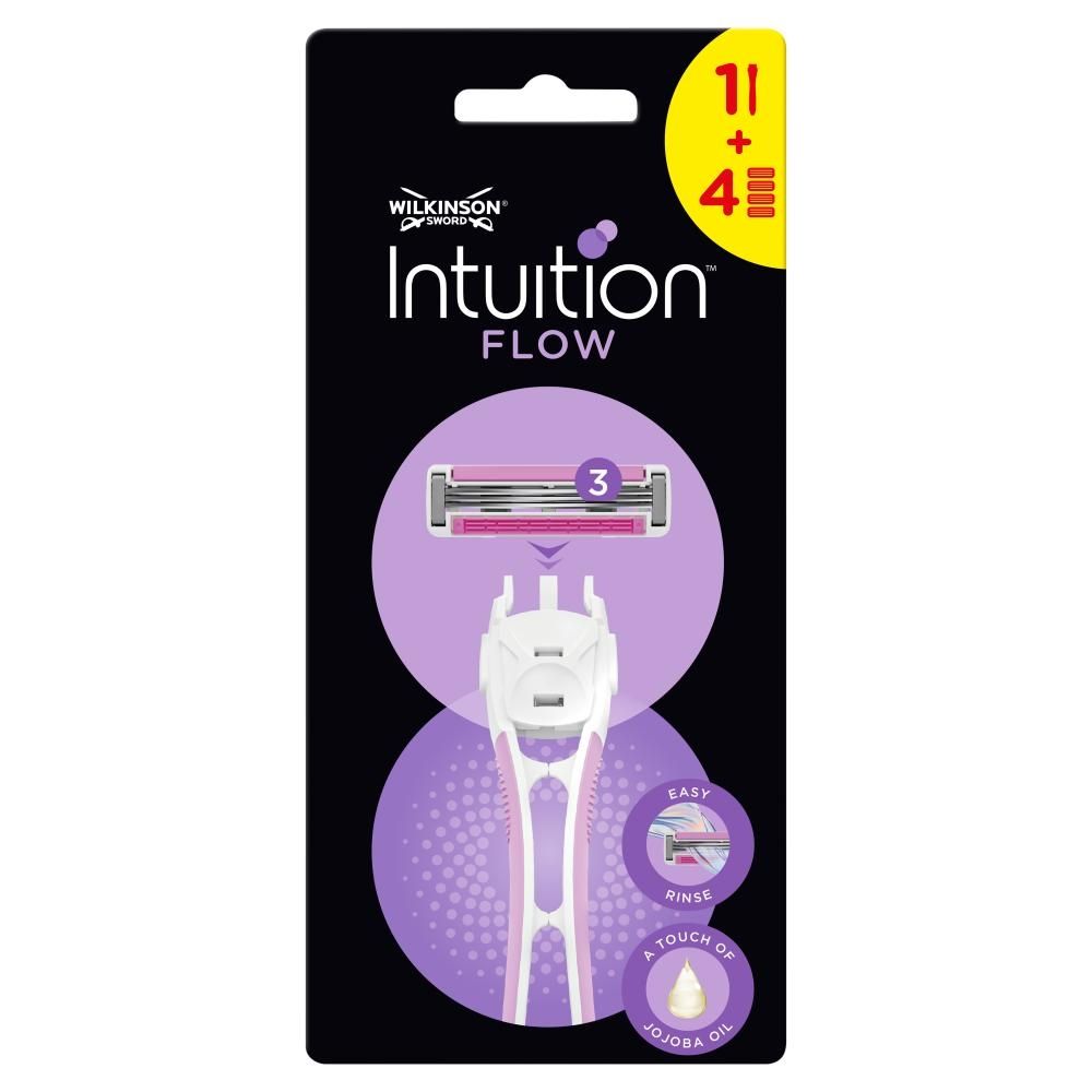 Wilkinson Sword Intuition Flow Rączka + 4 wkłady