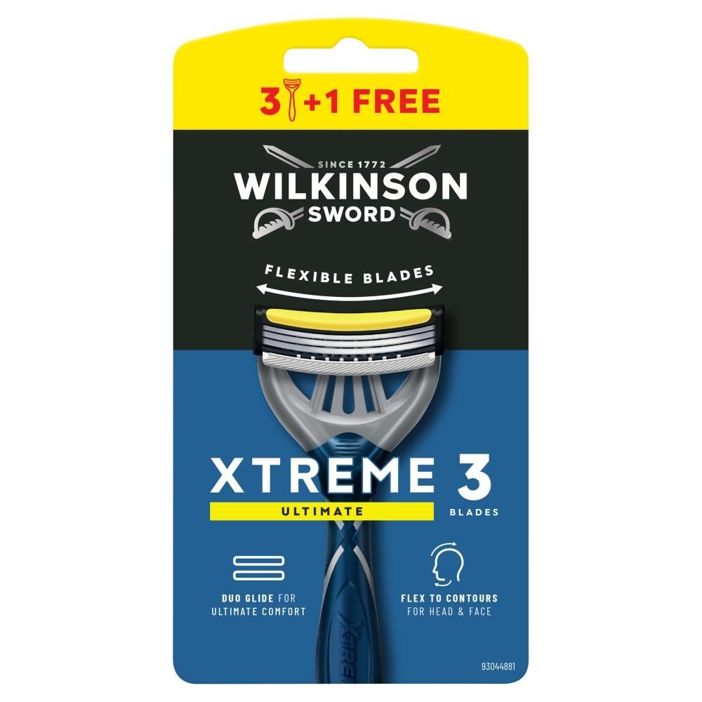 Wilkinson Sword Xtreme 3 Ultimate Jednorazowe maszynki do golenia 4 sztuki