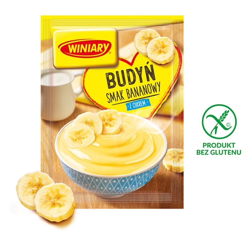 Winiary Budyń z cukrem smak bananowy 60 g