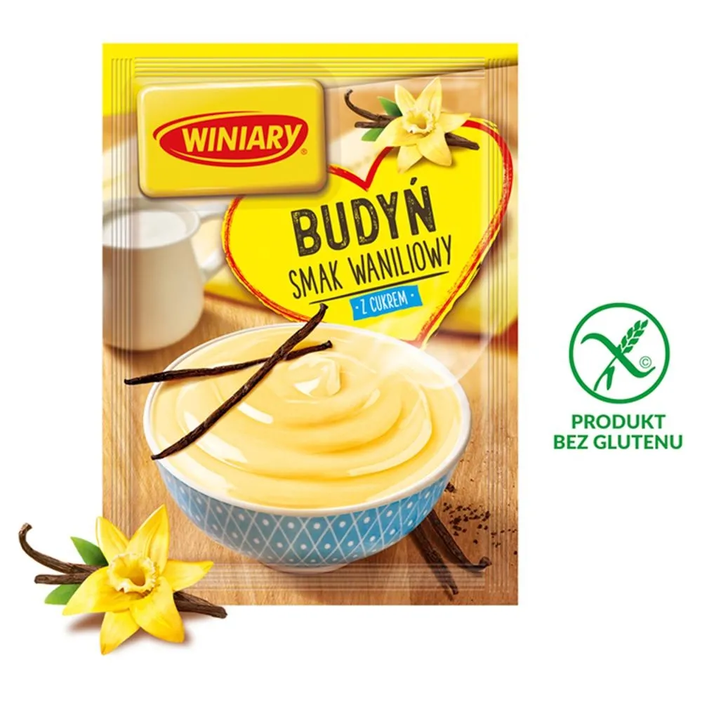 Winiary Budyń z cukrem smak waniliowy 60 g