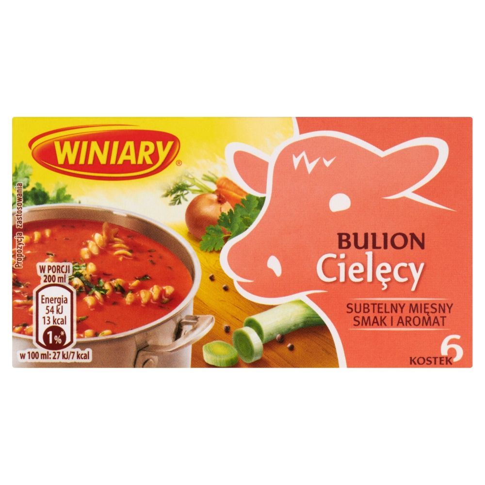 Winiary Bulion cielęcy 60 g (6 kostek)