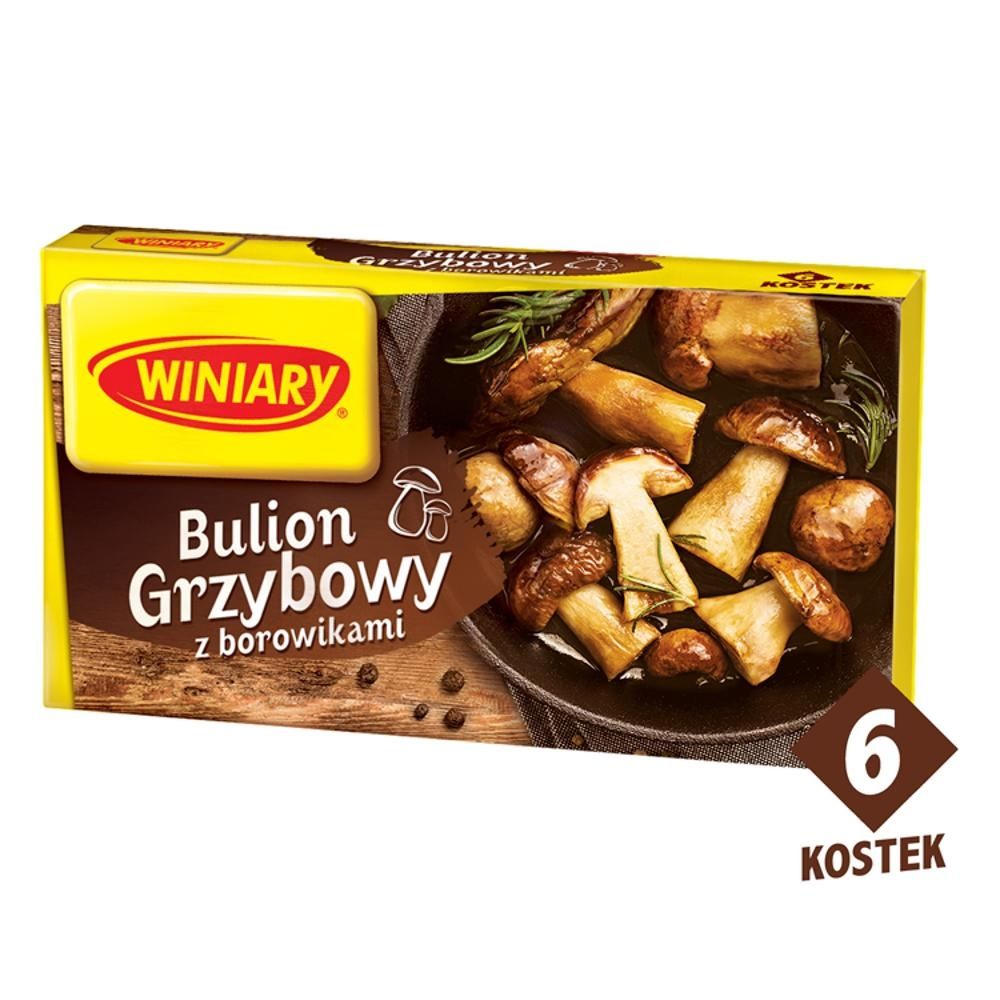 Winiary Bulion grzybowy z borowikami 60 g (6 kostek)